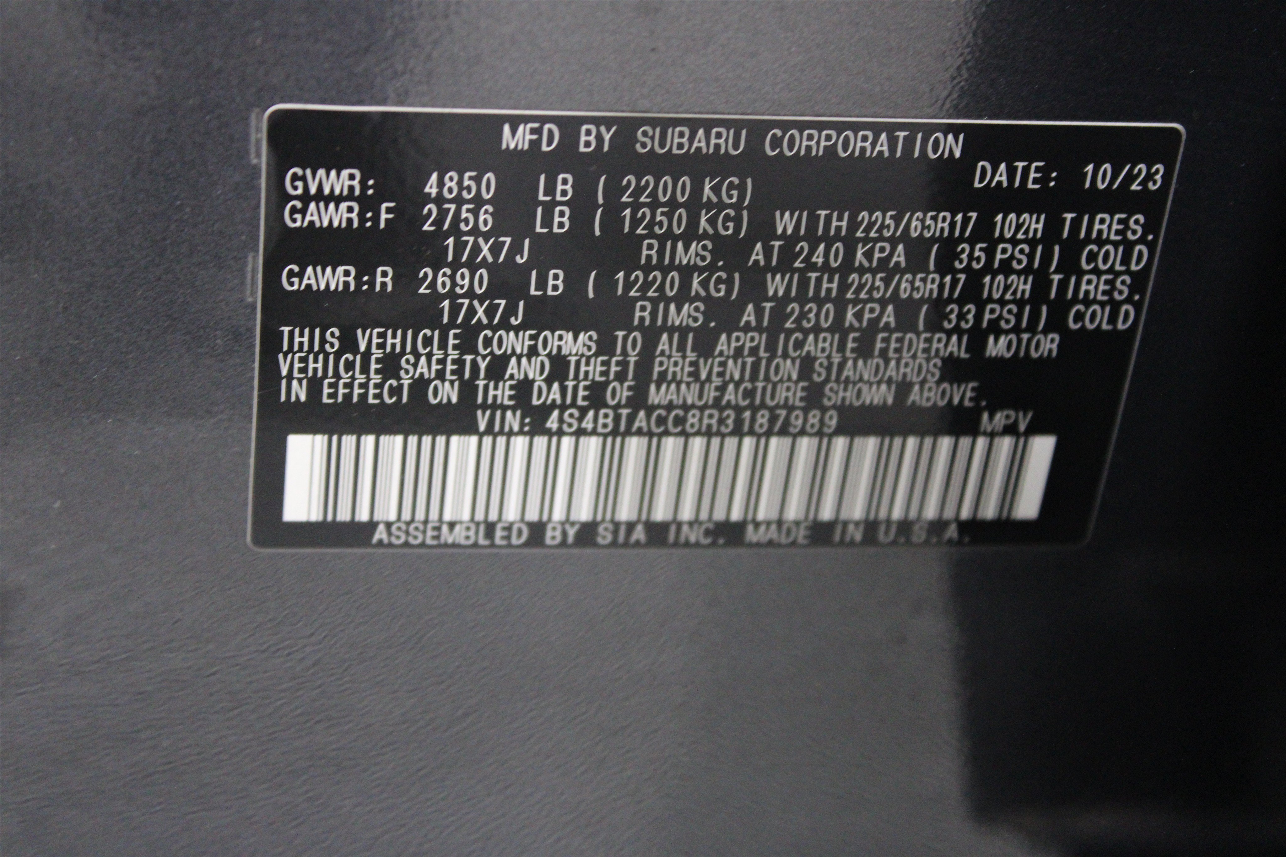 Used 2024 Magnetite Gray Metallic Subaru Premium All-Wheel Drive image 36