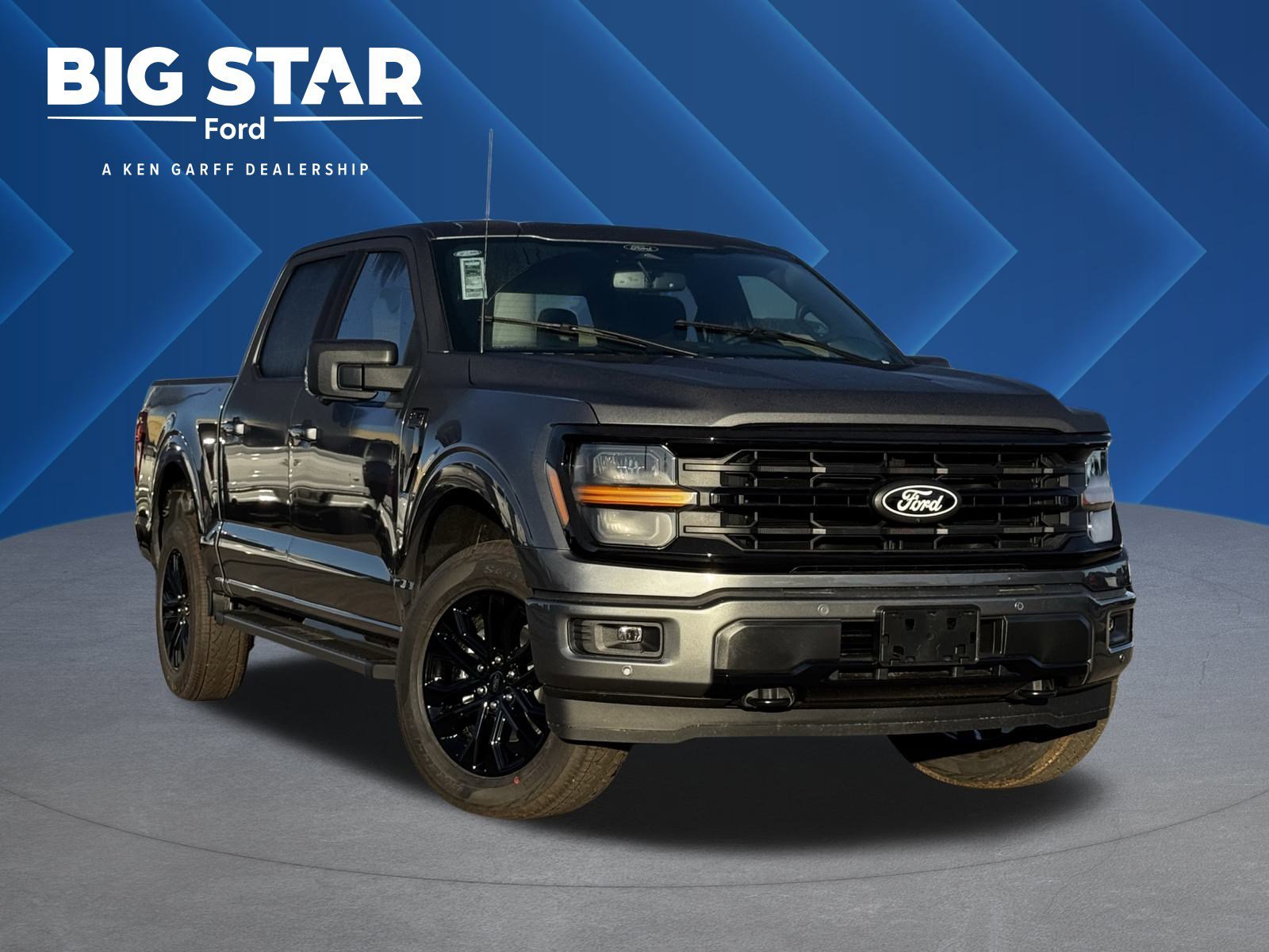 New 2026 Carbonized Gray Metallic Ford XLT image 1