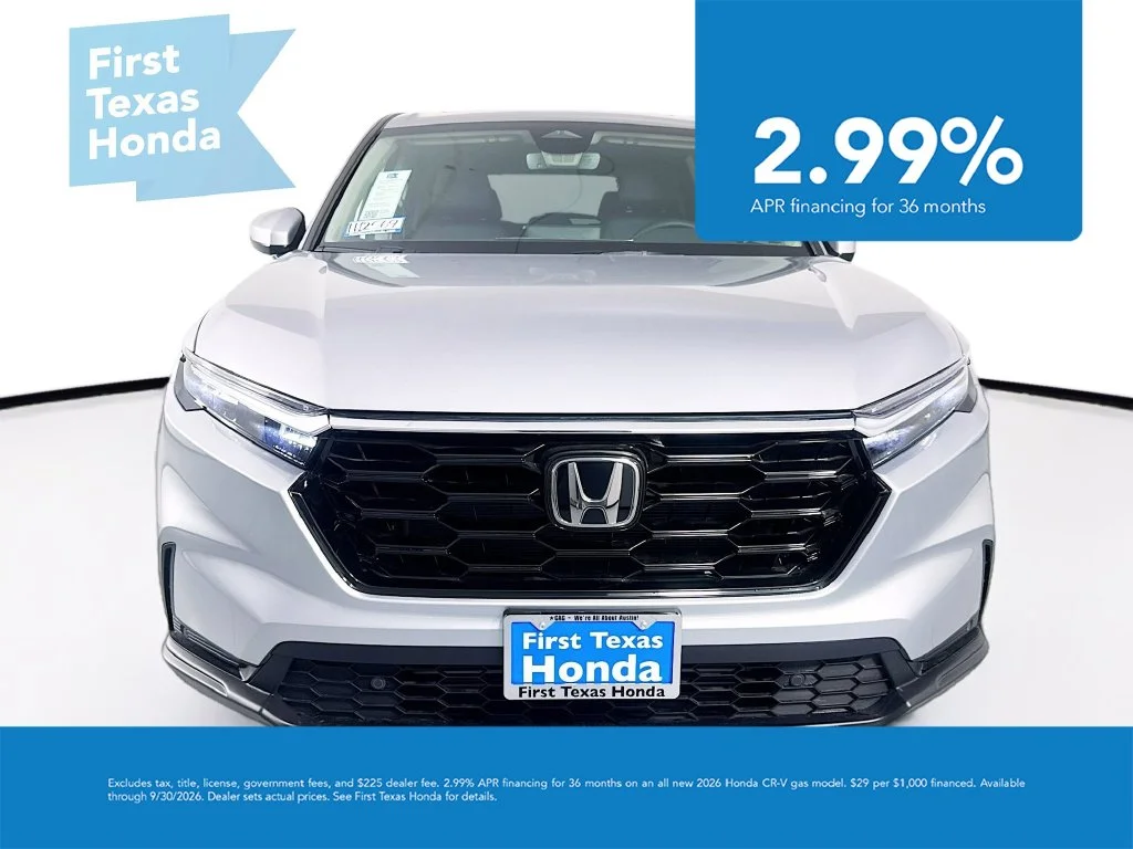 New 2027 Solar Silver Metallic Honda EX-L image 2
