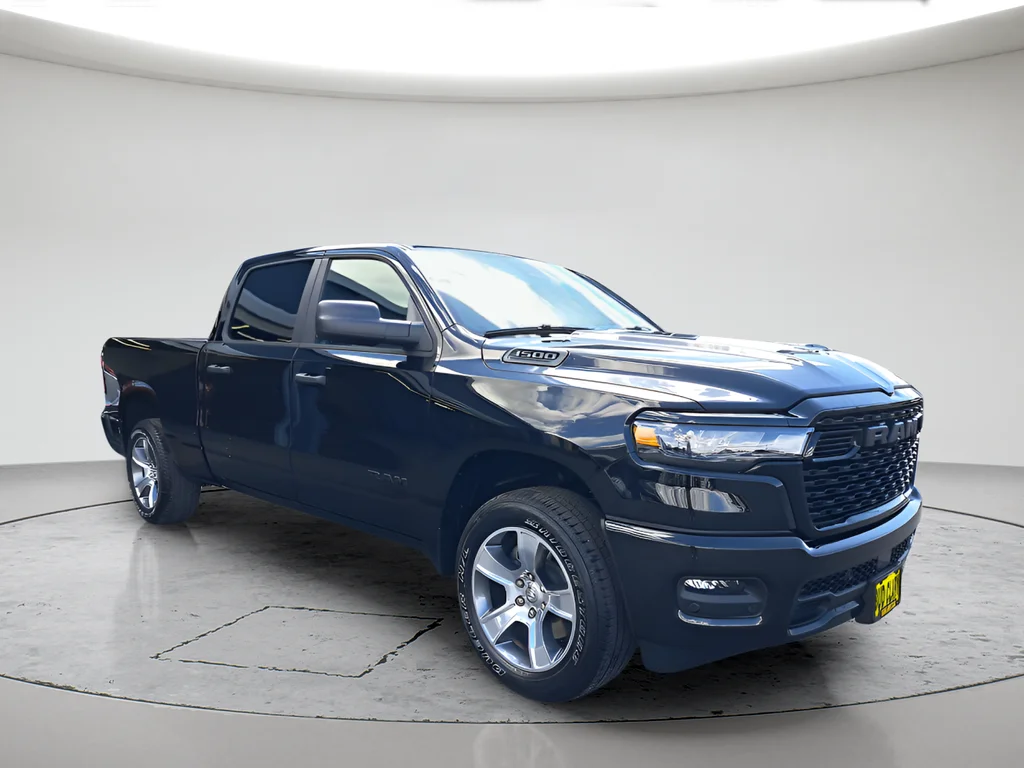 New 2026 Diamond Black Crystal Pearlcoat RAM Express image 1