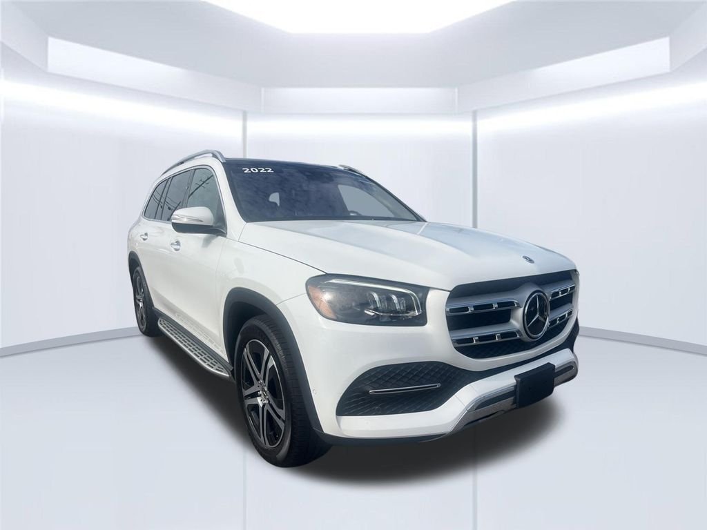 Used 2022 White Mercedes-Benz GLS 450 image 3
