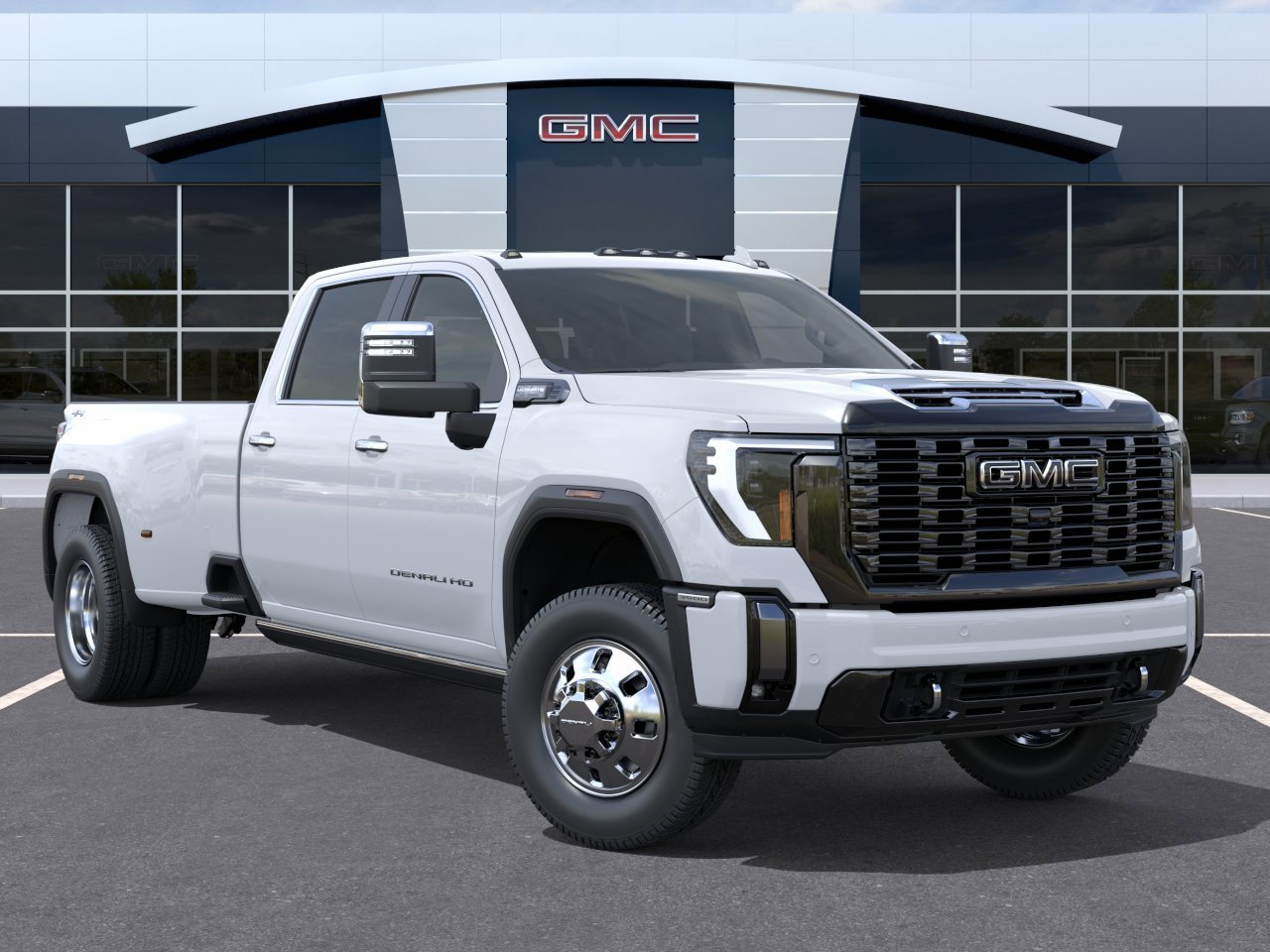 New 2026 Glacier White Tricoat GMC Denali Ultimate DRW image 7