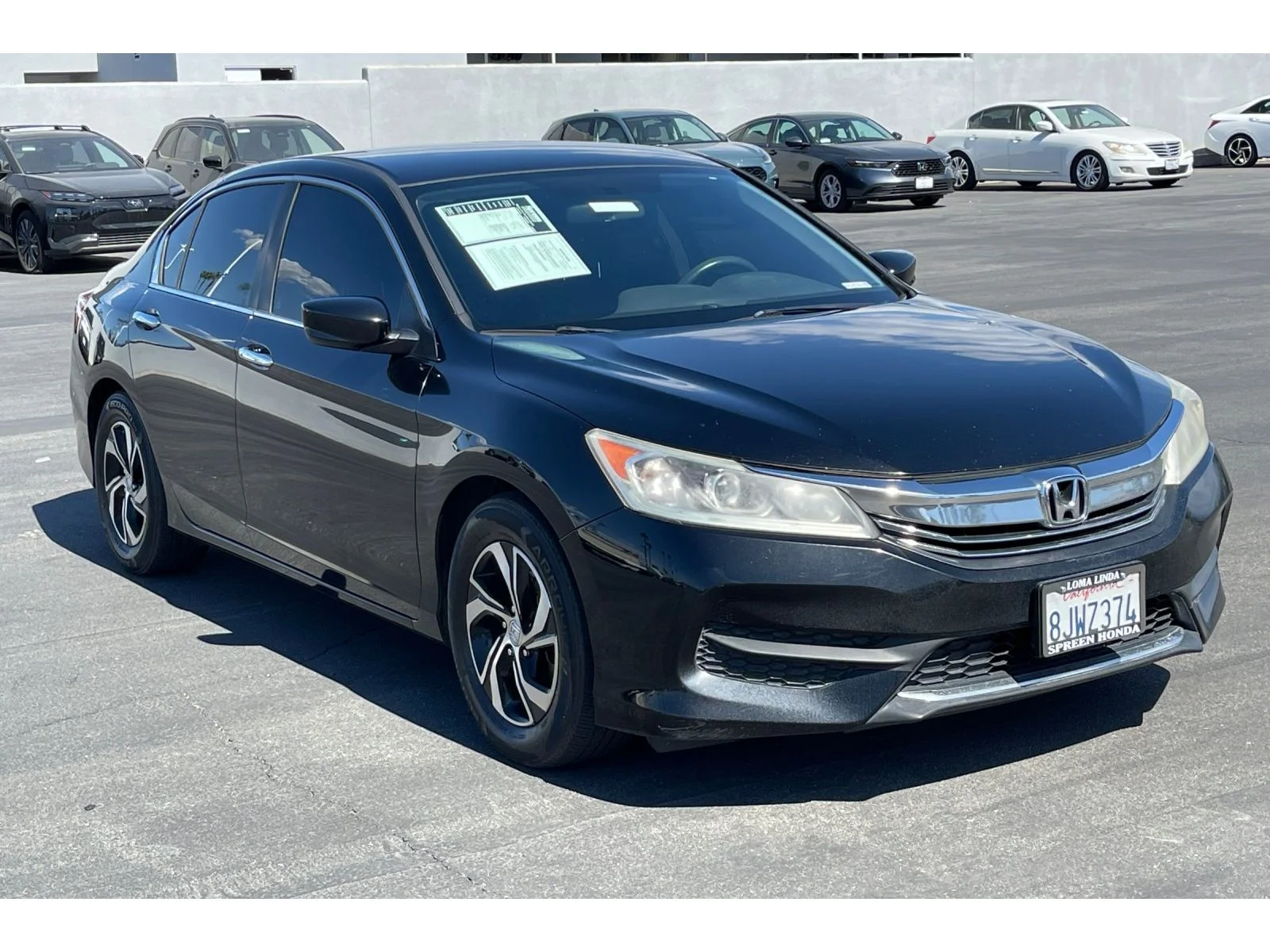 Used 2017 Crystal Black Pearl Honda LX image 8