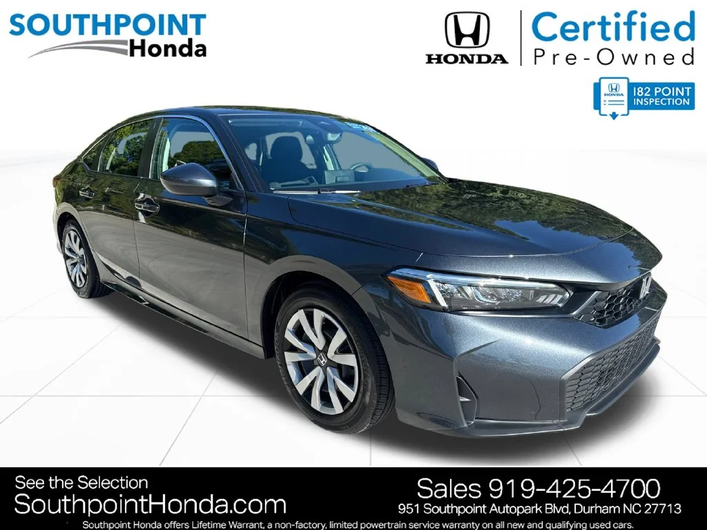 Certified Used 2026 Meteorite Gray Metallic Honda 2WD LX image 1