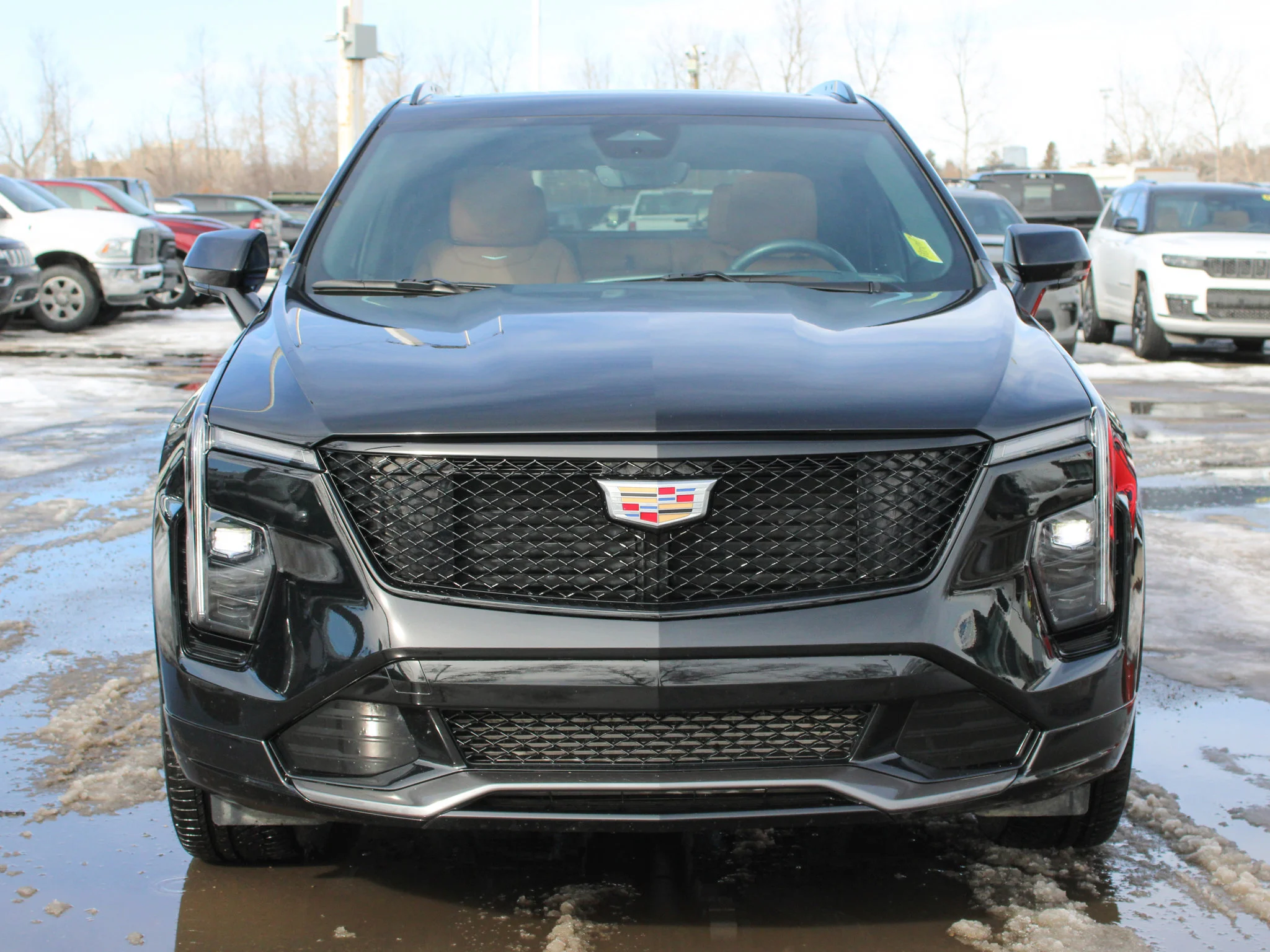 Certified Used 2024 Black Cadillac AWD Sport * 3M PPF | Winter Tires | Adaptive Cruise | Brown Leather | Head-Up Display image 11