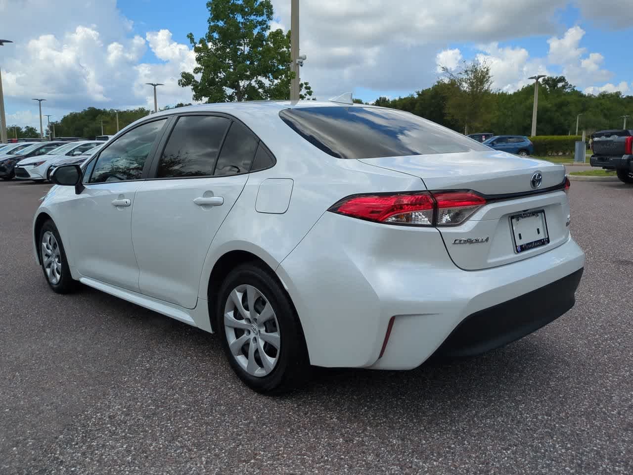 Certified Used 2024 Wind Chill Pearl Toyota Hybrid LE image 4