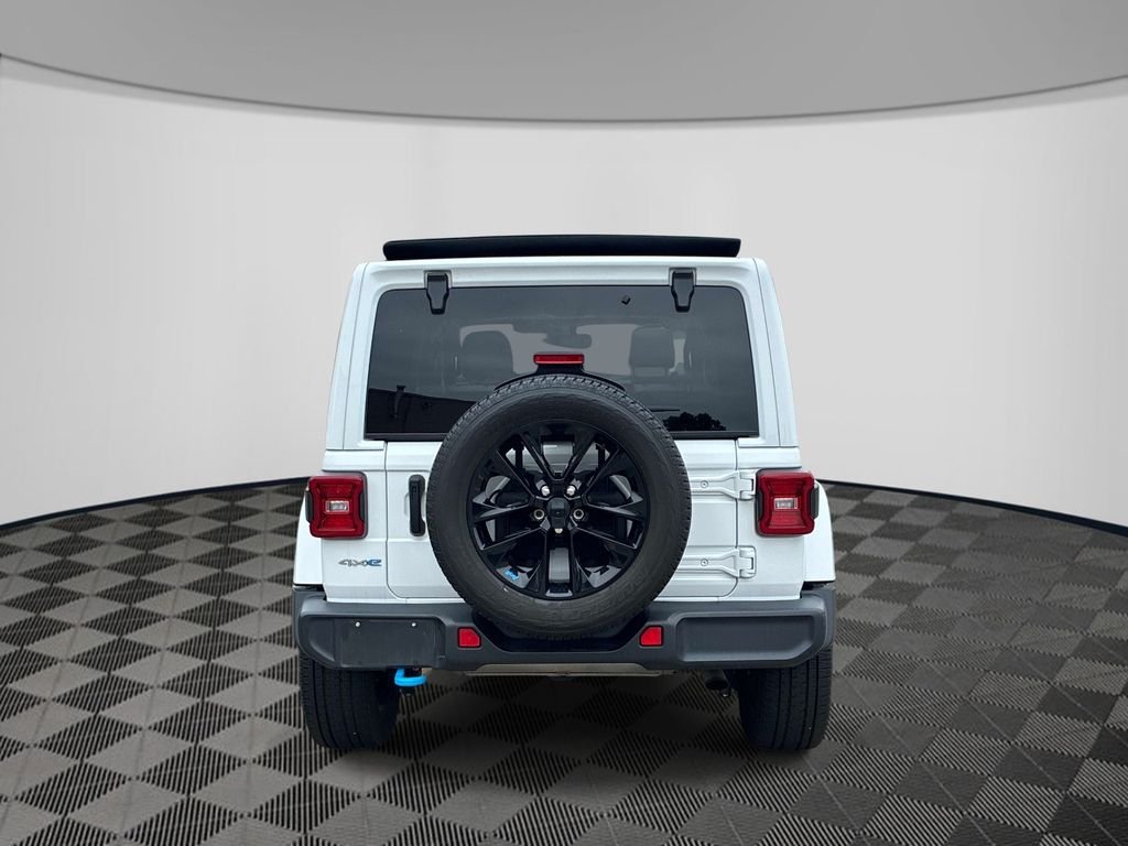 Used 2023 White Jeep Sahara 4xe image 6