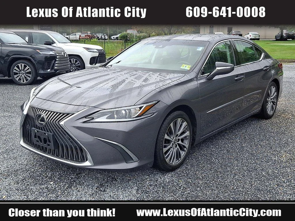 Certified Used 2021 Nebula Gray Pearl Lexus ES 350 image 3
