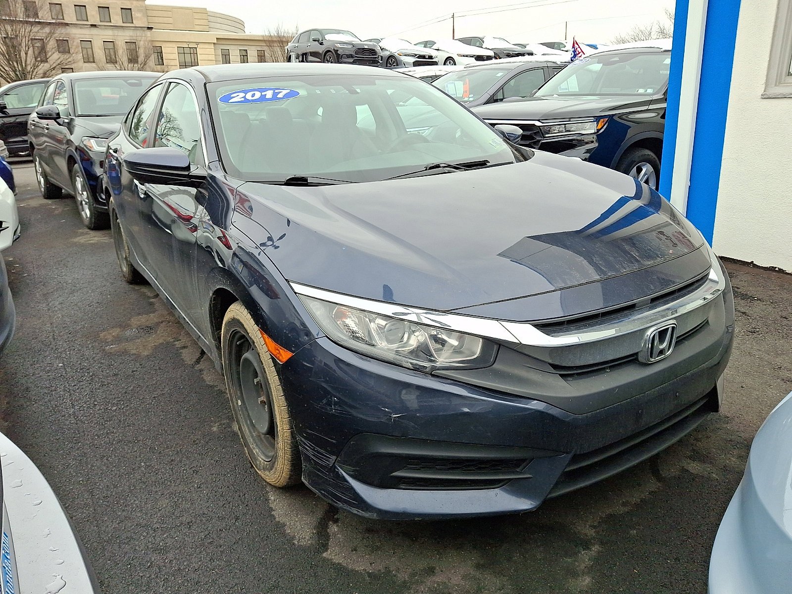 Used 2017 Honda Civic LX with VIN 19XFC2F50HE223481 for sale in Ardmore, PA