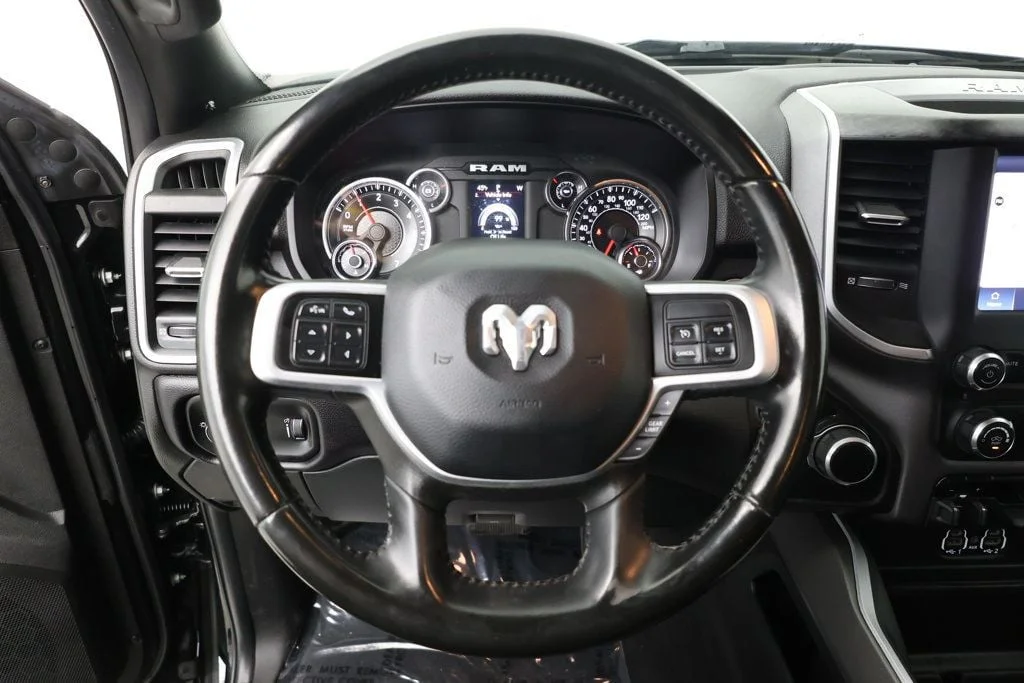 Used 2022 Black Clearcoat Ram Lone Star 4x4 Crew Cab 8