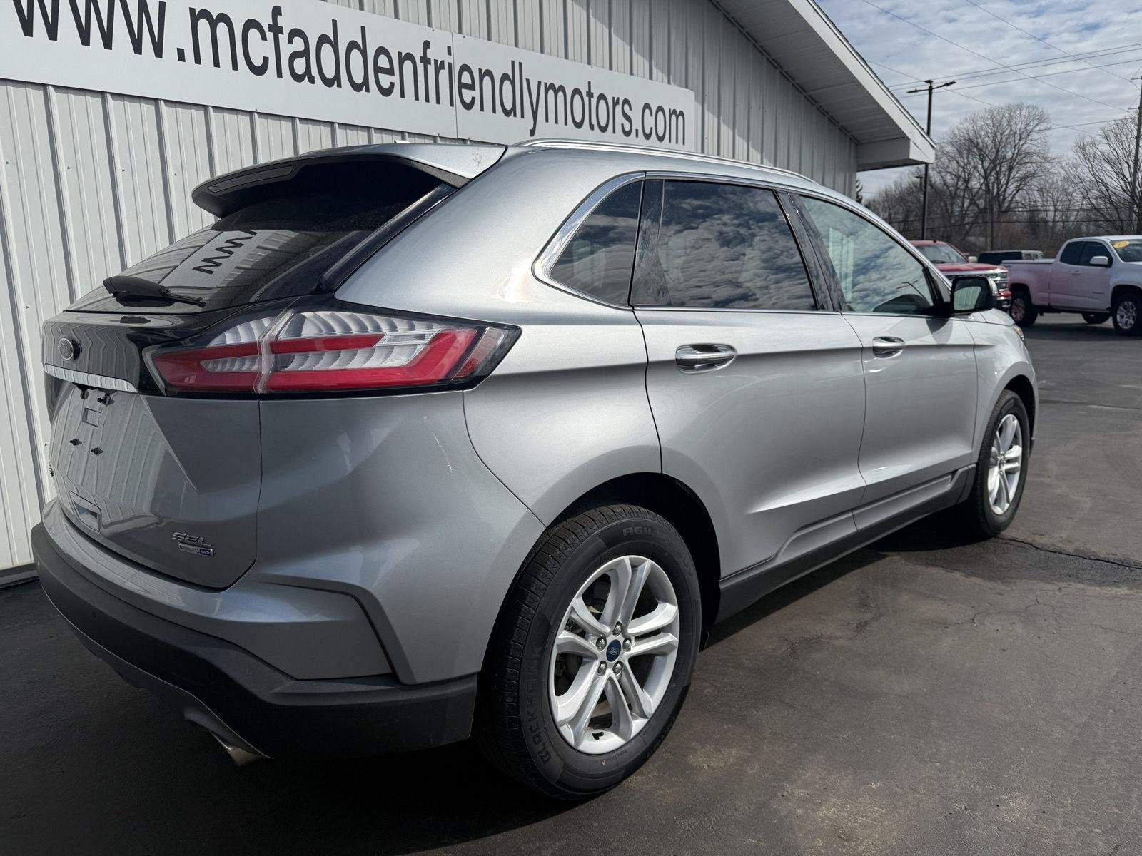 Used 2020 Ford Edge SEL with VIN 2FMPK4J91LBA99357 for sale in South Haven, MI