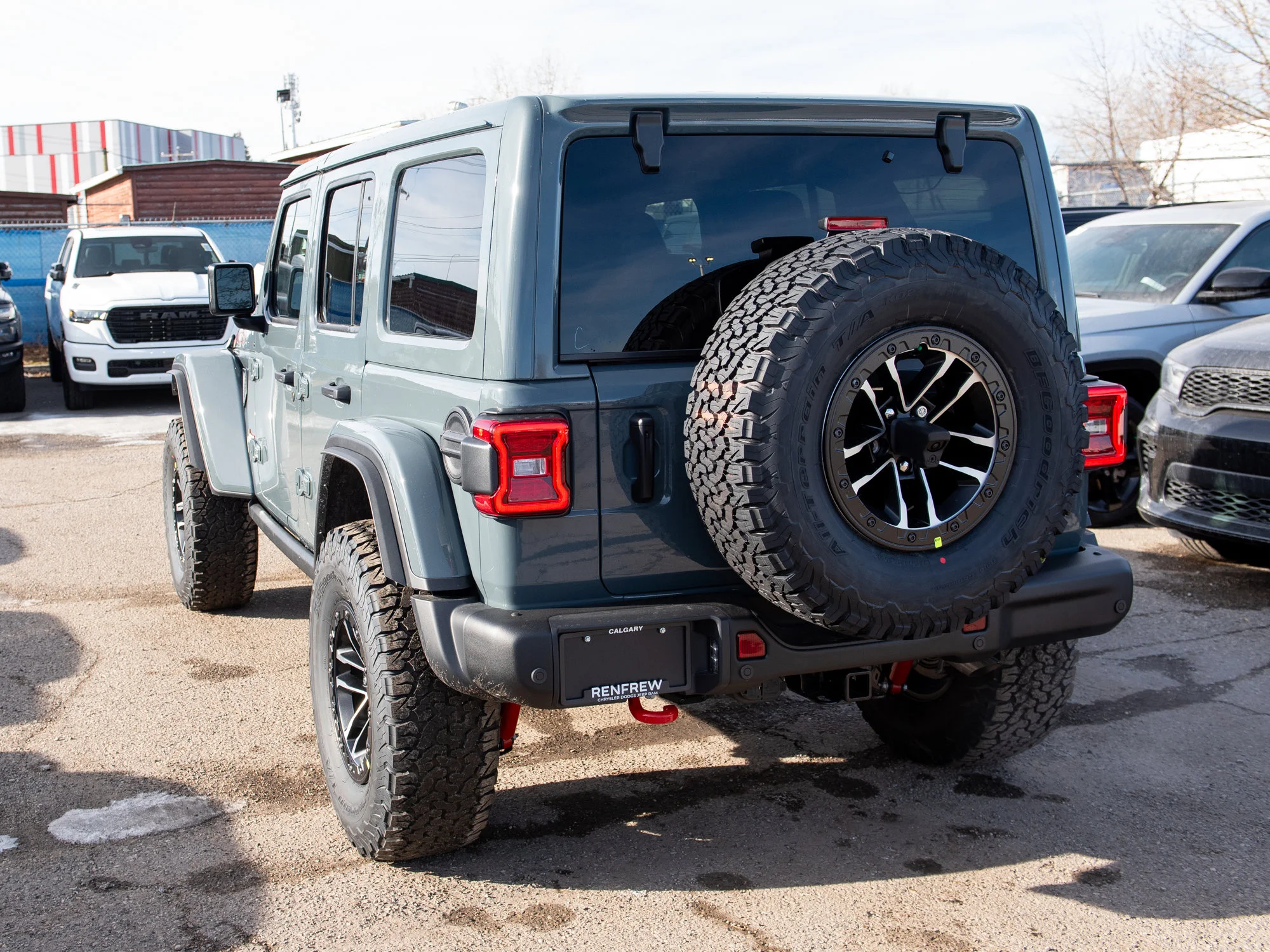 New 2026 Dark blue Jeep Rubicon X* 4 Door 4x4, 35 Inch Tires, Steel Bumpers, Nappa Leather image 3