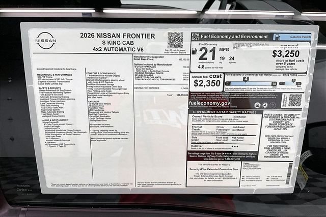 New 2026 Glacier White Nissan S image 37