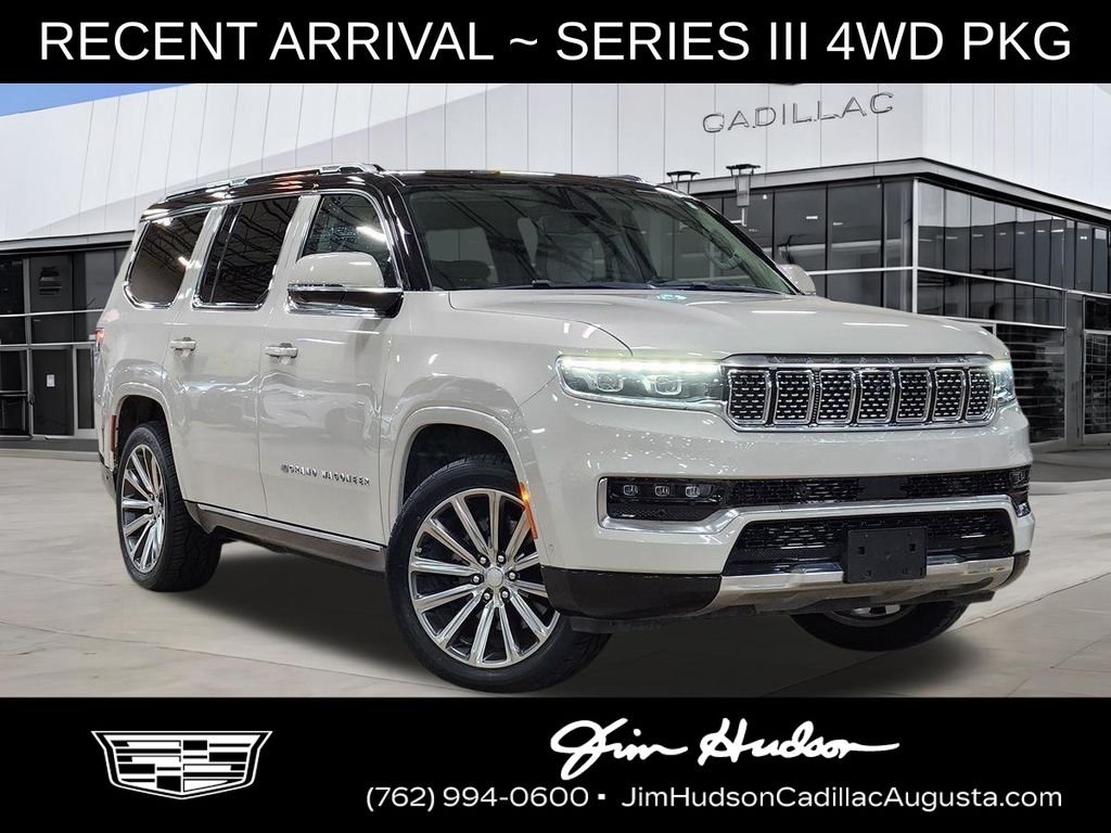 White 2022 Jeep Grand Wagoneer Series III 4WD SUV / Crossover Four-Wheel Drive 8-Speed Automatic