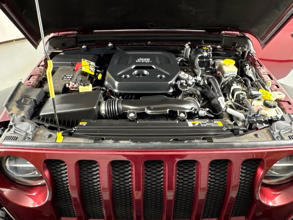 Used 2021 Red Jeep Unlimited Sport image 41