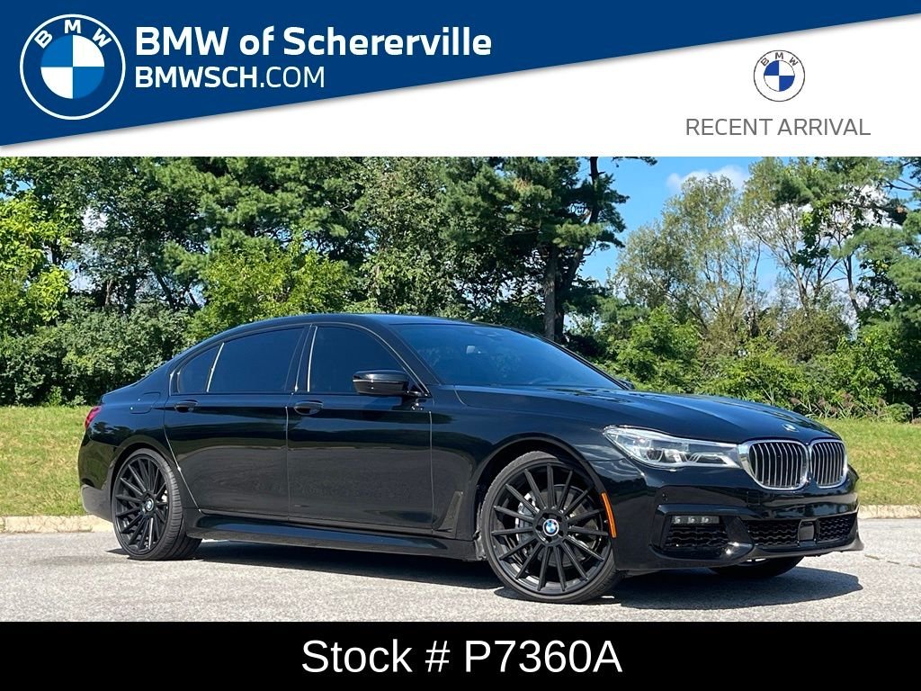 Used 2019 Black Sapphire Metallic BMW 750i xDrive image 1