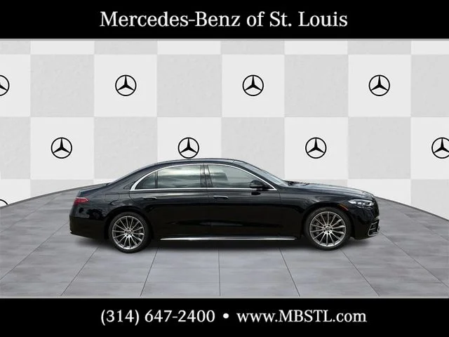New 2026 Obsidian Black Metallic Mercedes-Benz S 580 image 2