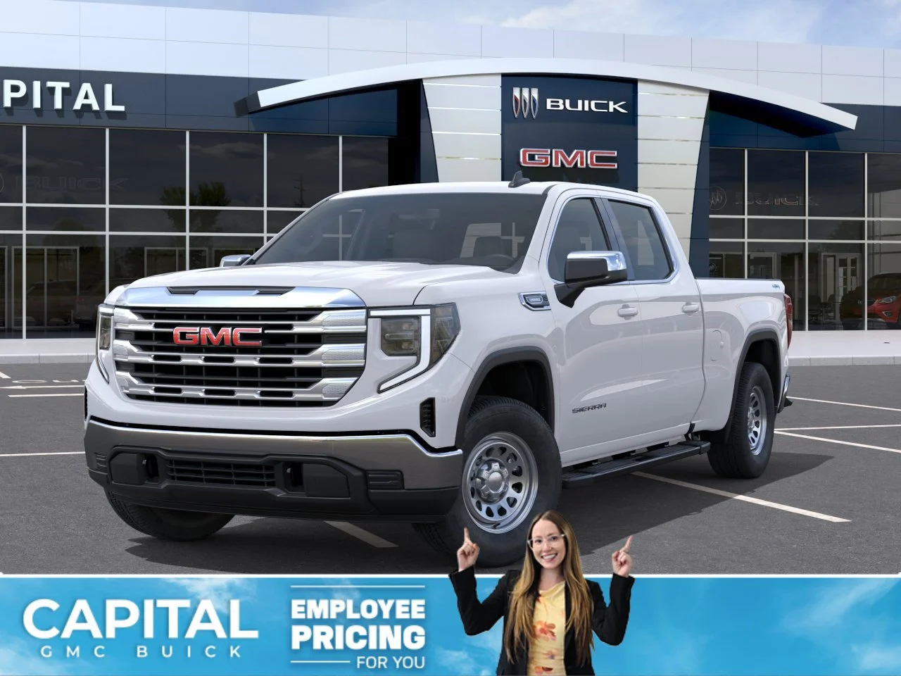 New 2026 Summit White GMC SLE image 1
