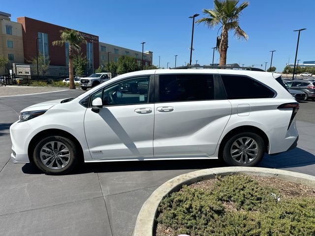 Certified Used 2021 Super White Toyota LE image 4