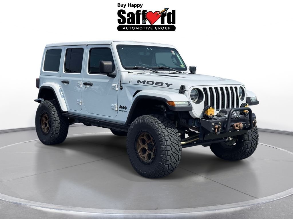 Used 2019 White Jeep Unlimited Sahara image 9