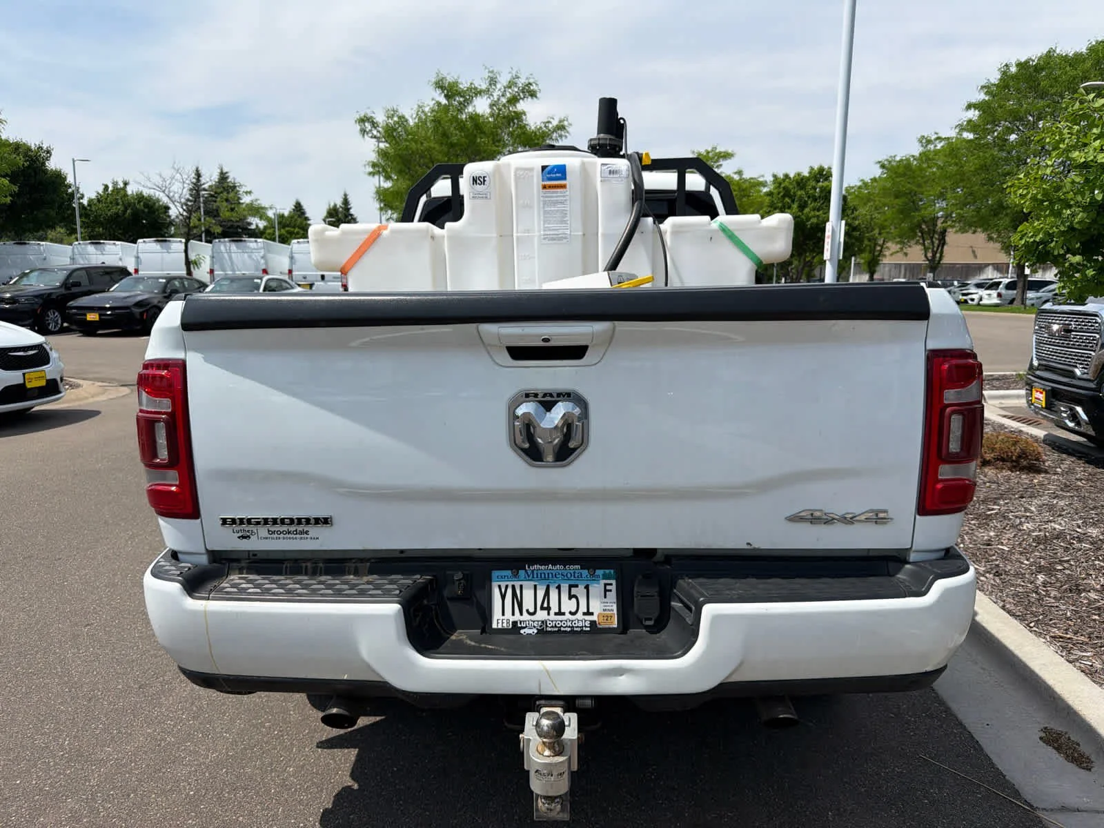Used 2023 Bright White Clearcoat Ram Big Horn image 4