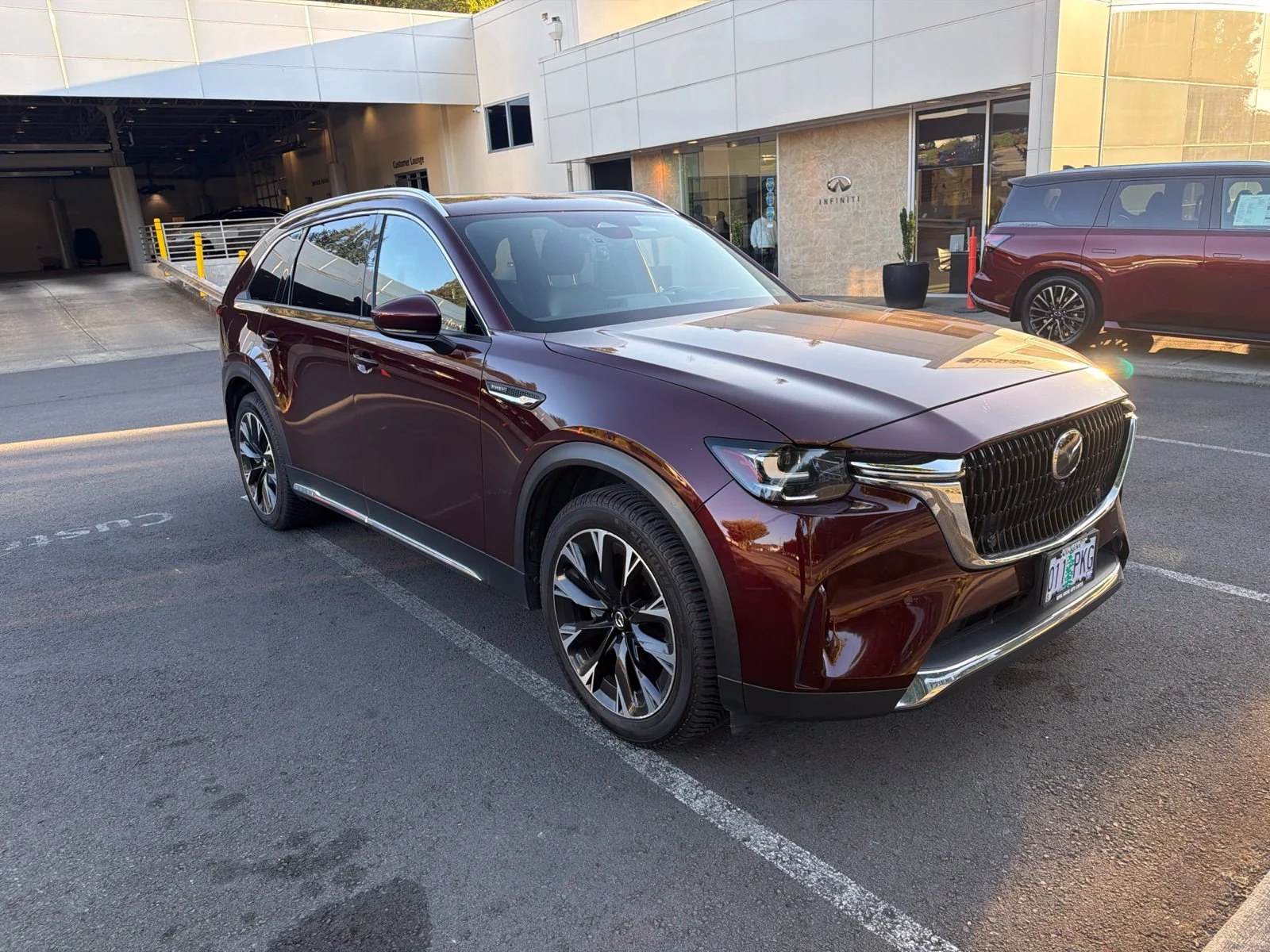 Used 2024 Red Mazda Premium Plus image 3