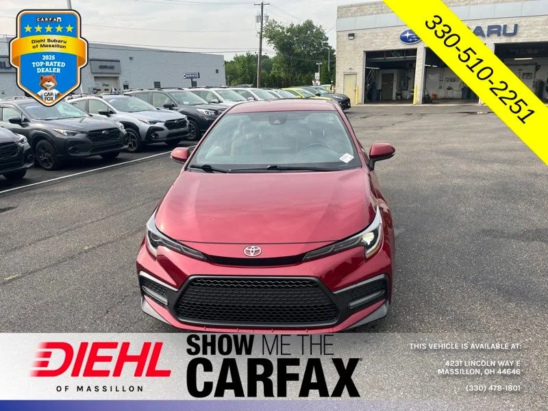 Used 2022 Red Toyota SE image 7
