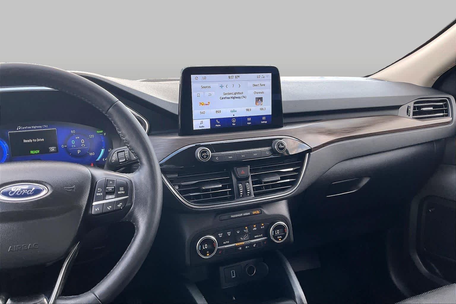 Used 2020 Magnetic Metallic Ford Titanium Hybrid image 6