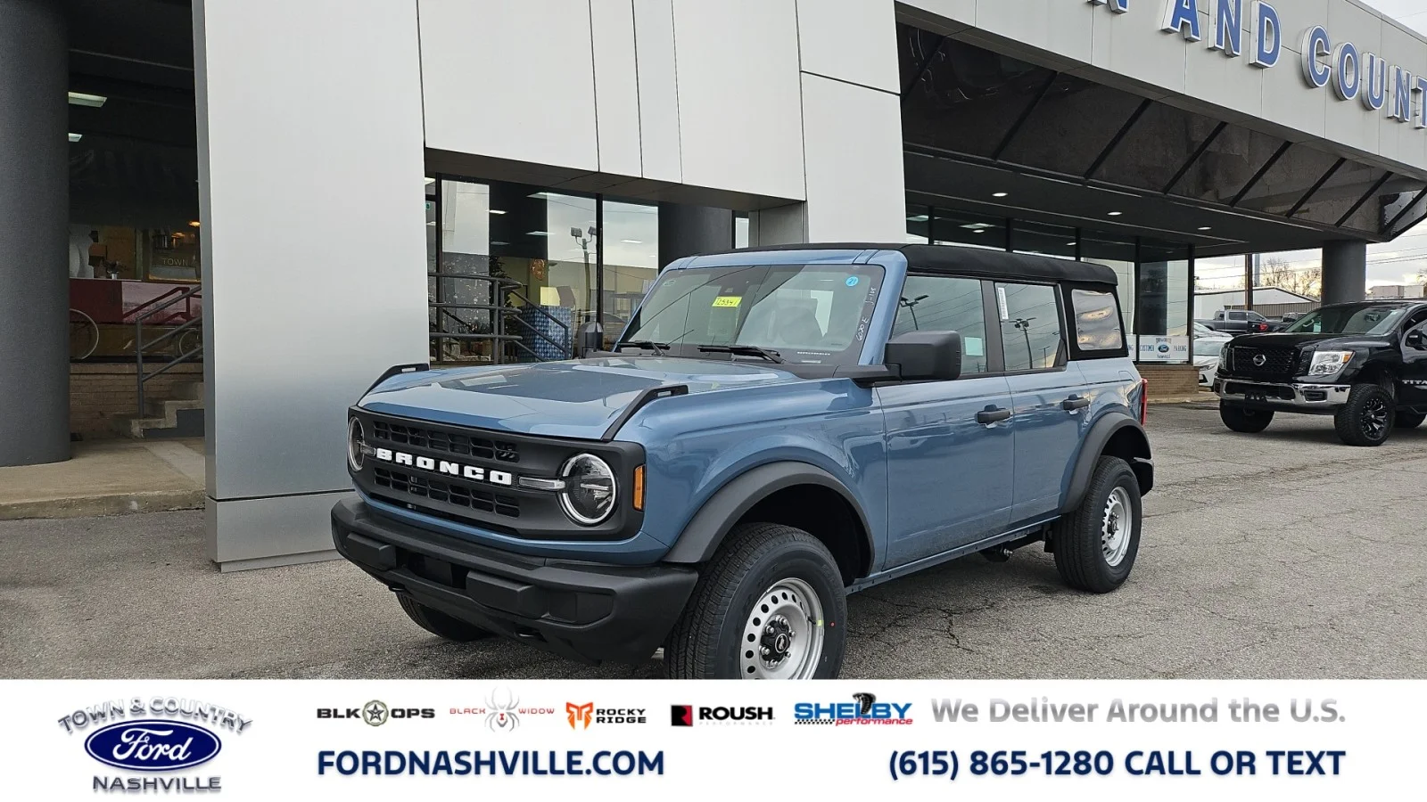 New 2025 Azure Gray Metallic Tri-Coat Ford Base 4WD image 1