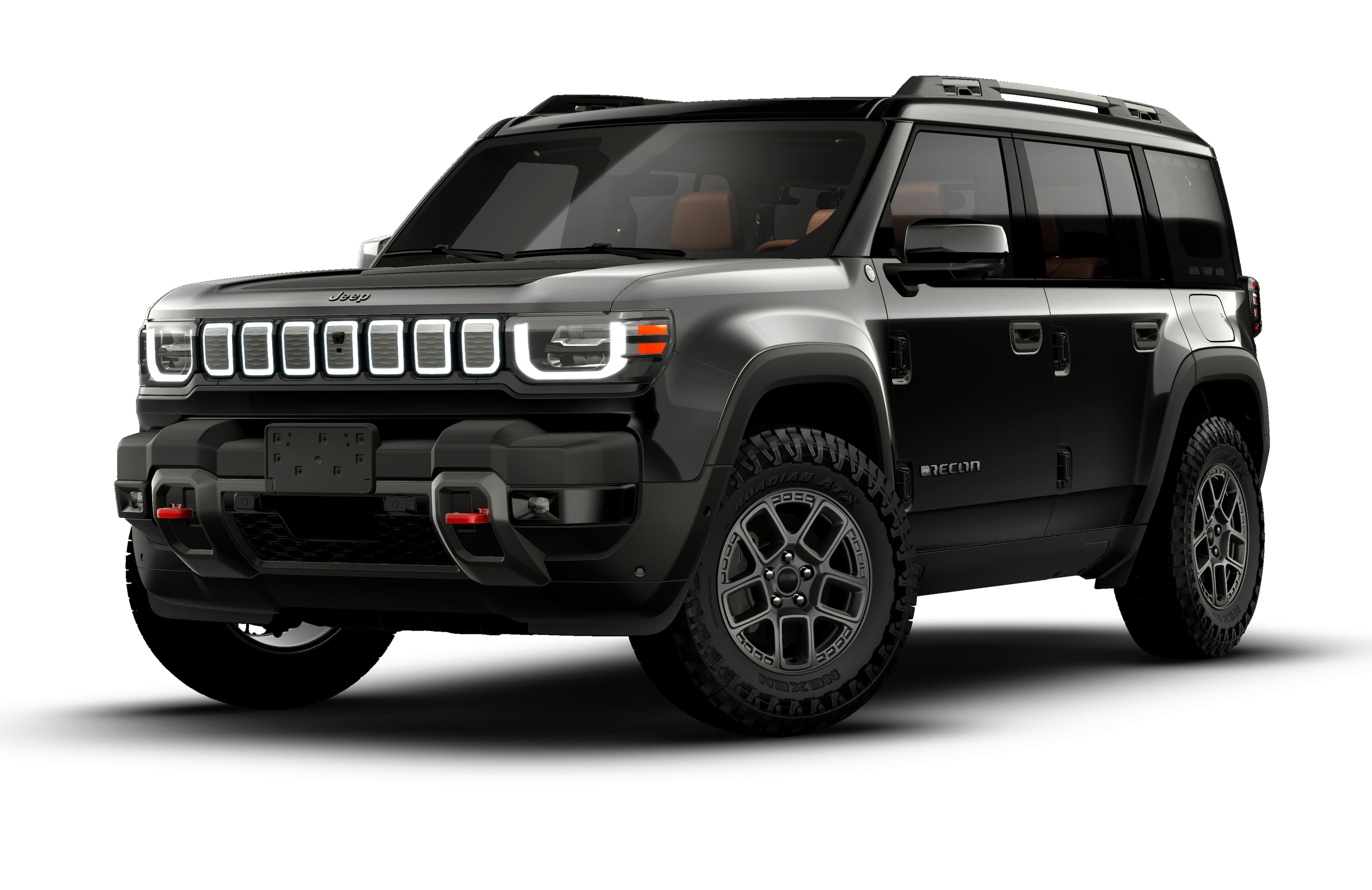New 2026 Diamond Black Crystal Pearl-Coat Exterior Paint Jeep Moab image 1