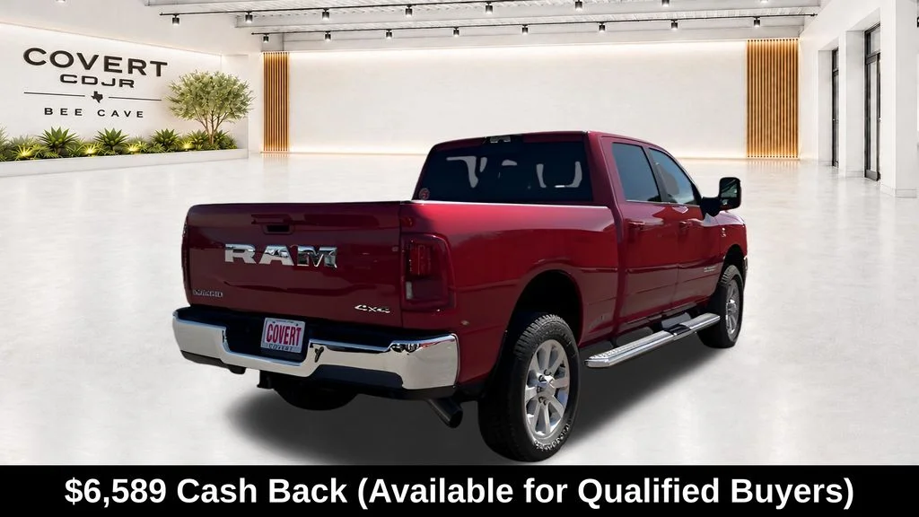 New 2026 Molten Red Pearl-Coat Exterior Paint RAM Laramie image 10