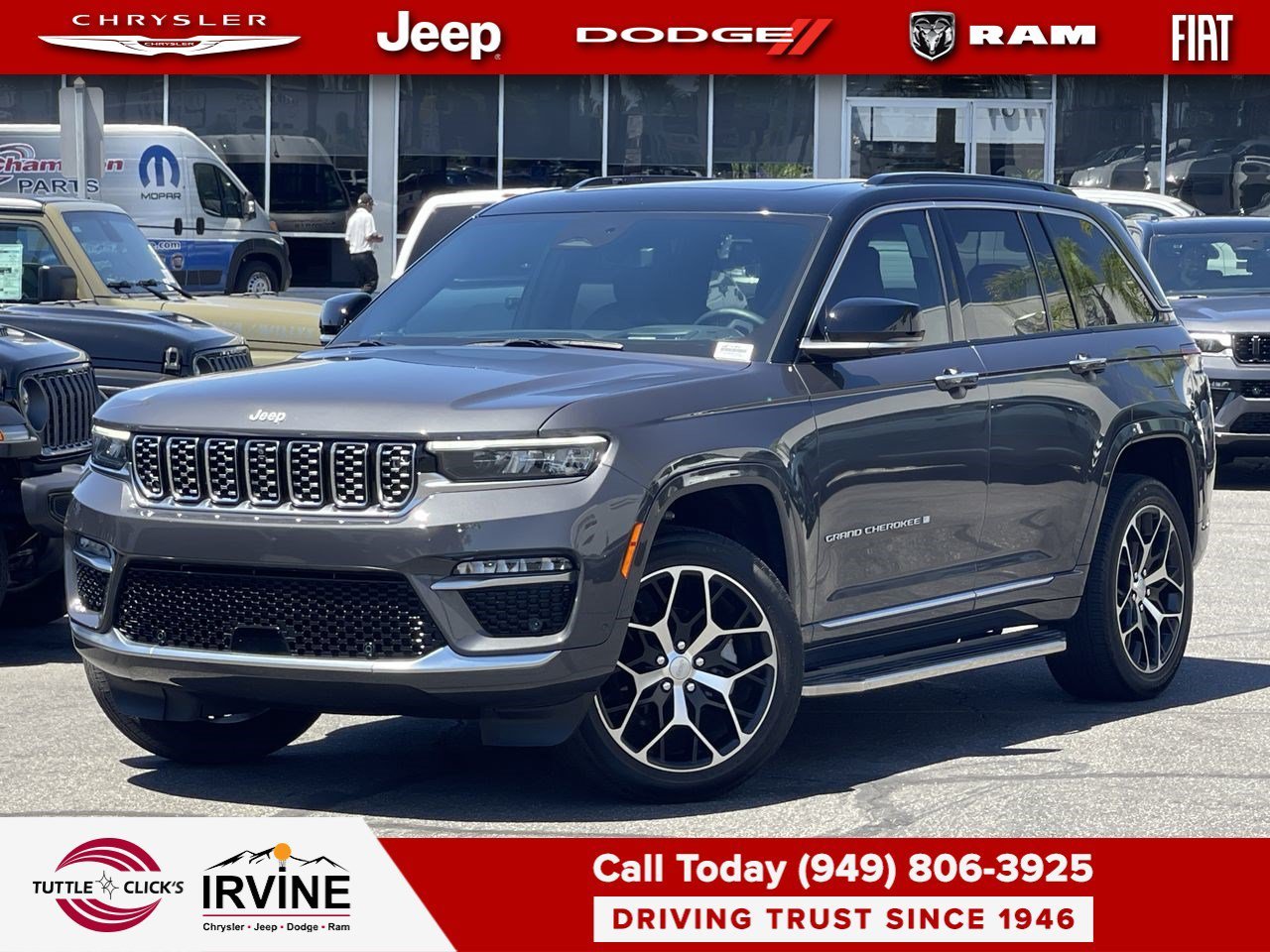 Used 2024 Baltic Gray Metallic Clearcoat Jeep Summit Reserve image 1