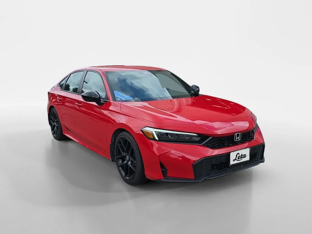 Certified Used 2025 Rallye Red Honda 4D SPORT image 2