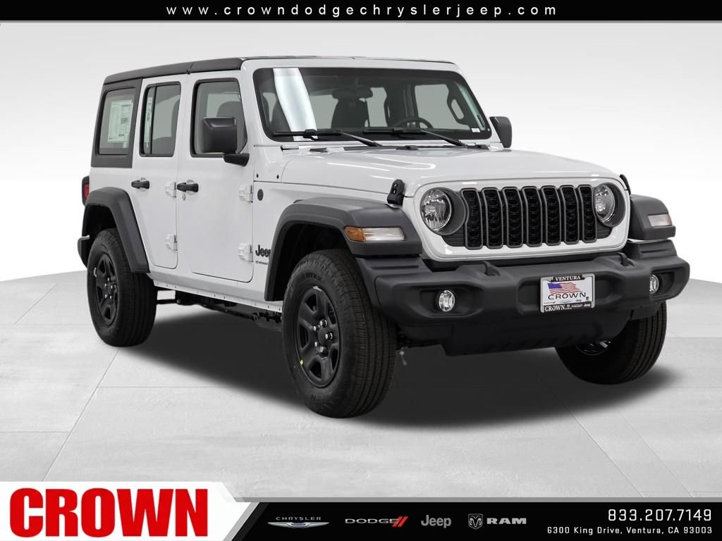 New 2026 Bright White Clear-Coat Exterior Paint Jeep Sport image 3