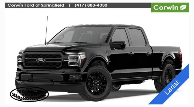 New 2026 Agate Black Metallic Ford Lariat® image 1