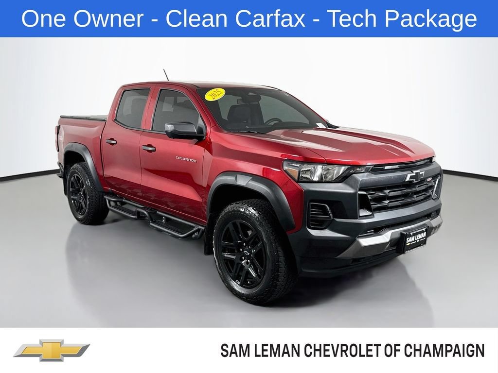 Used 2025 Radiant Red Tintcoat Chevrolet Trail Boss image 1