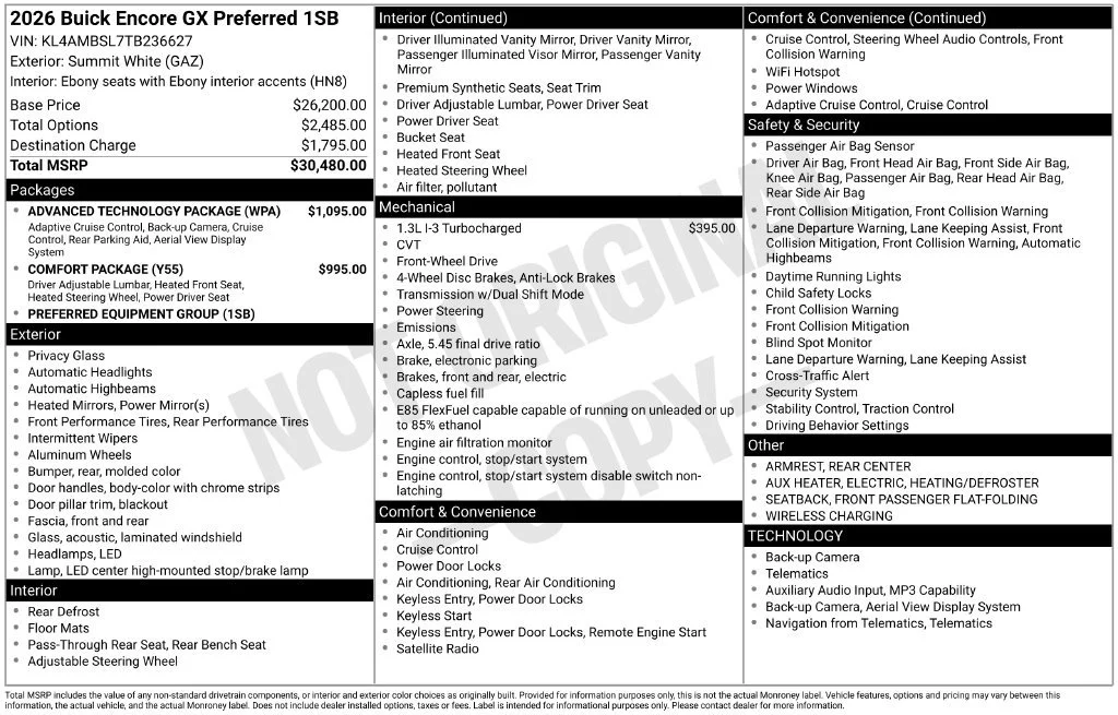 2026 Buick Encore GX Preferred - Photo 29