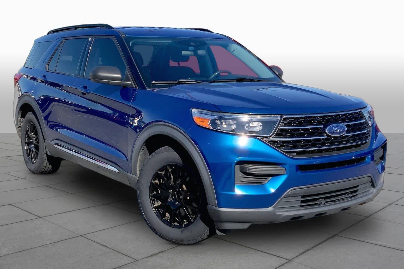 Used 2021 Atlas Blue Metallic Ford XLT image 3