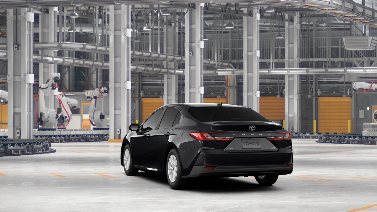 New 2026 Midnight Black Metallic Toyota LE image 7