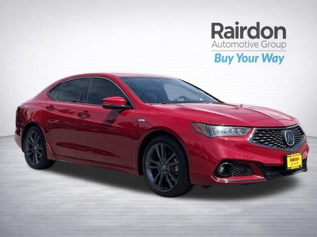 Used 2018 San Marino Red Acura 3.5L V6 image 1