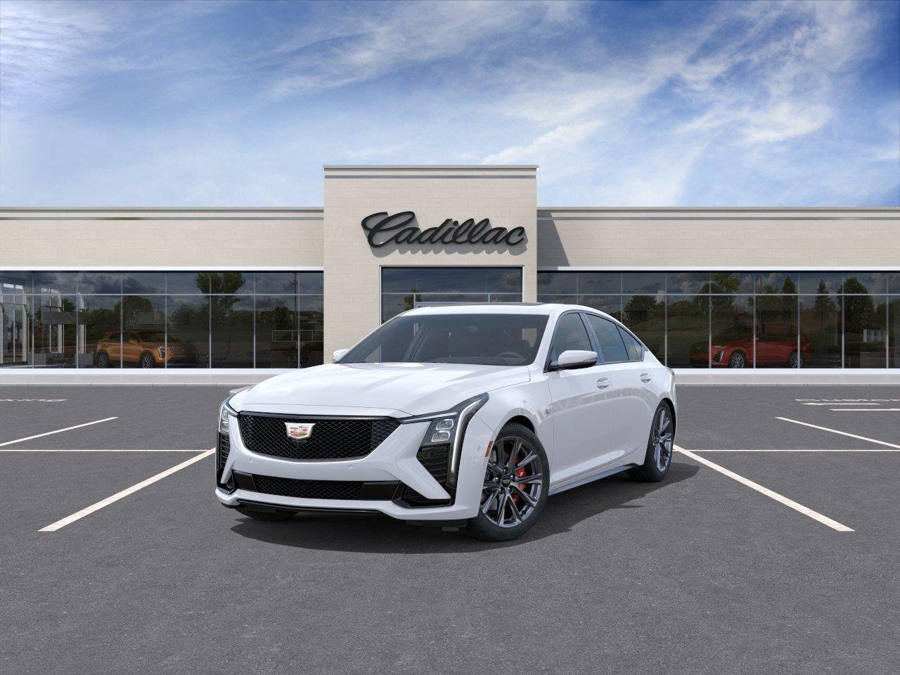New 2026 Vibrant White Tricoat Cadillac Sport image 8