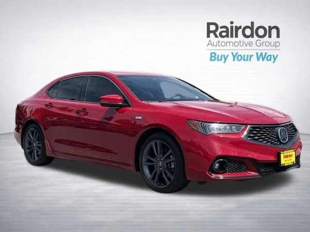 Used 2018 San Marino Red Acura 3.5L V6 image 1
