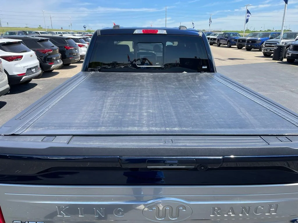 Used 2023 Antimatter Blue Metallic Ford King Ranch image 36