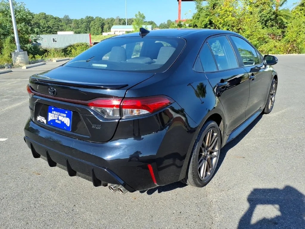 Used 2024 Midnight Black Metallic Toyota SE Nightshade image 3