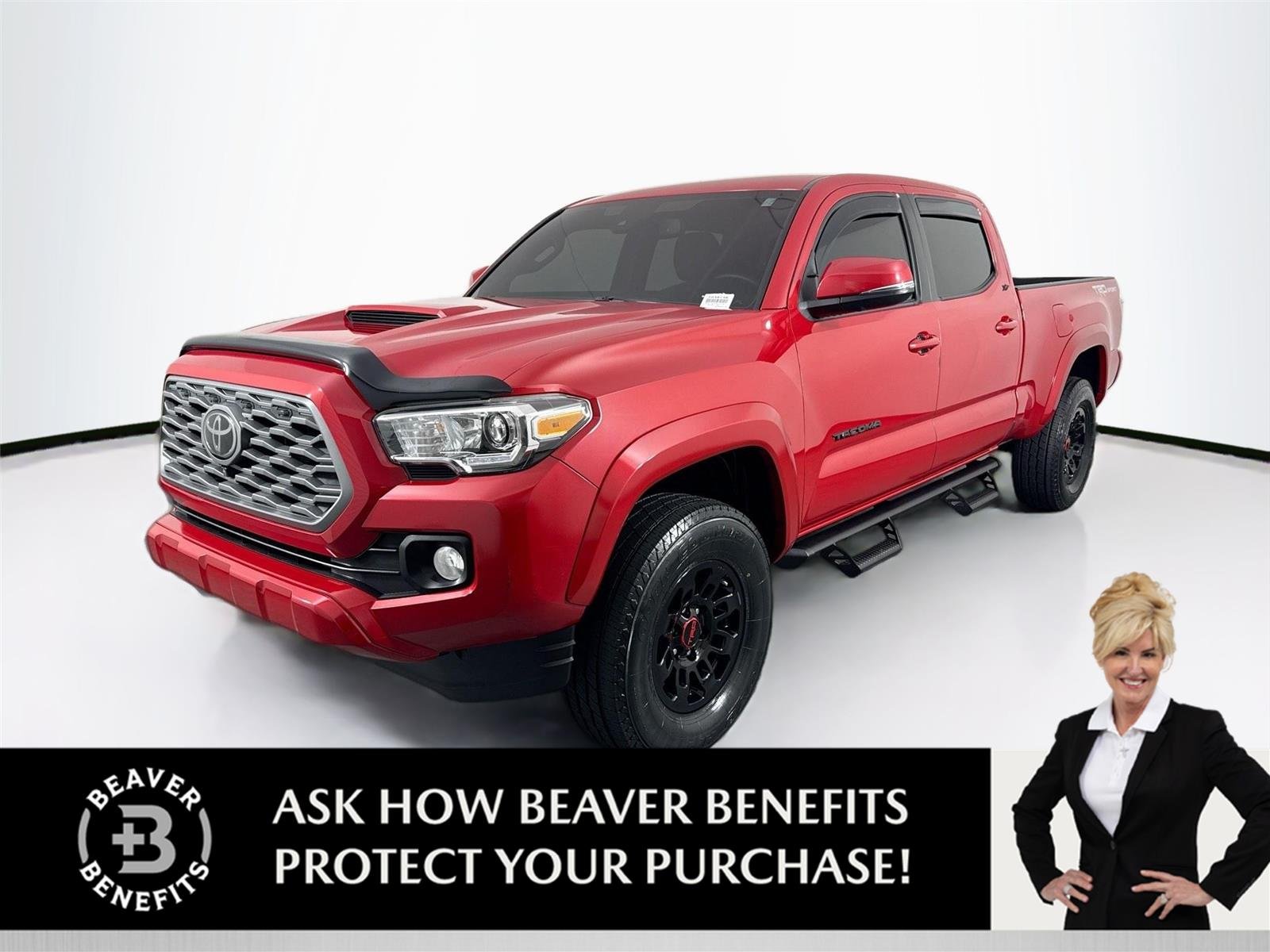 Certified Used 2023 Barcelona Red Metallic Toyota TRD Sport image 1
