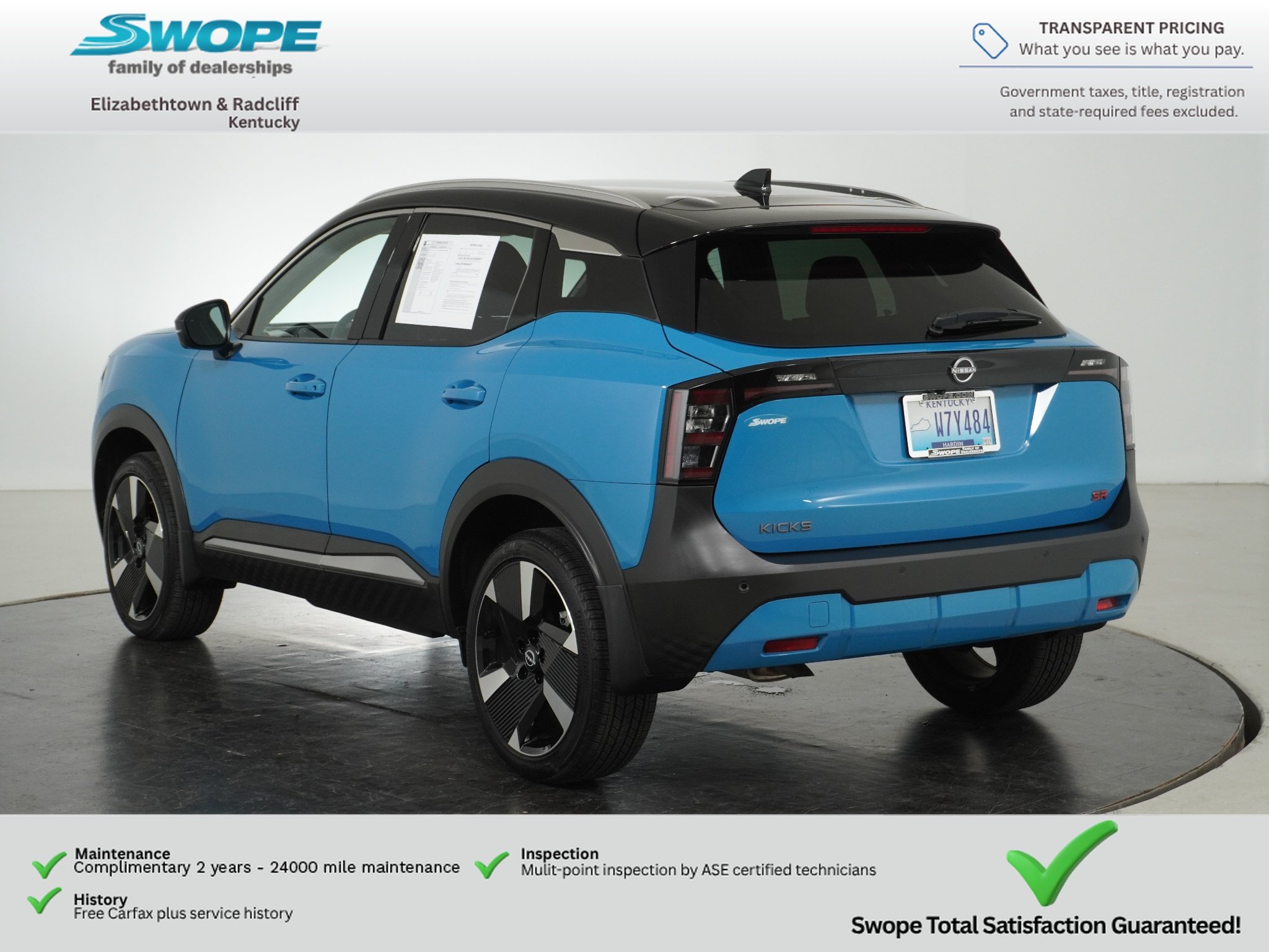 Used 2025 Arctic Ice Blue Metallic/Super Black Nissan SR image 6
