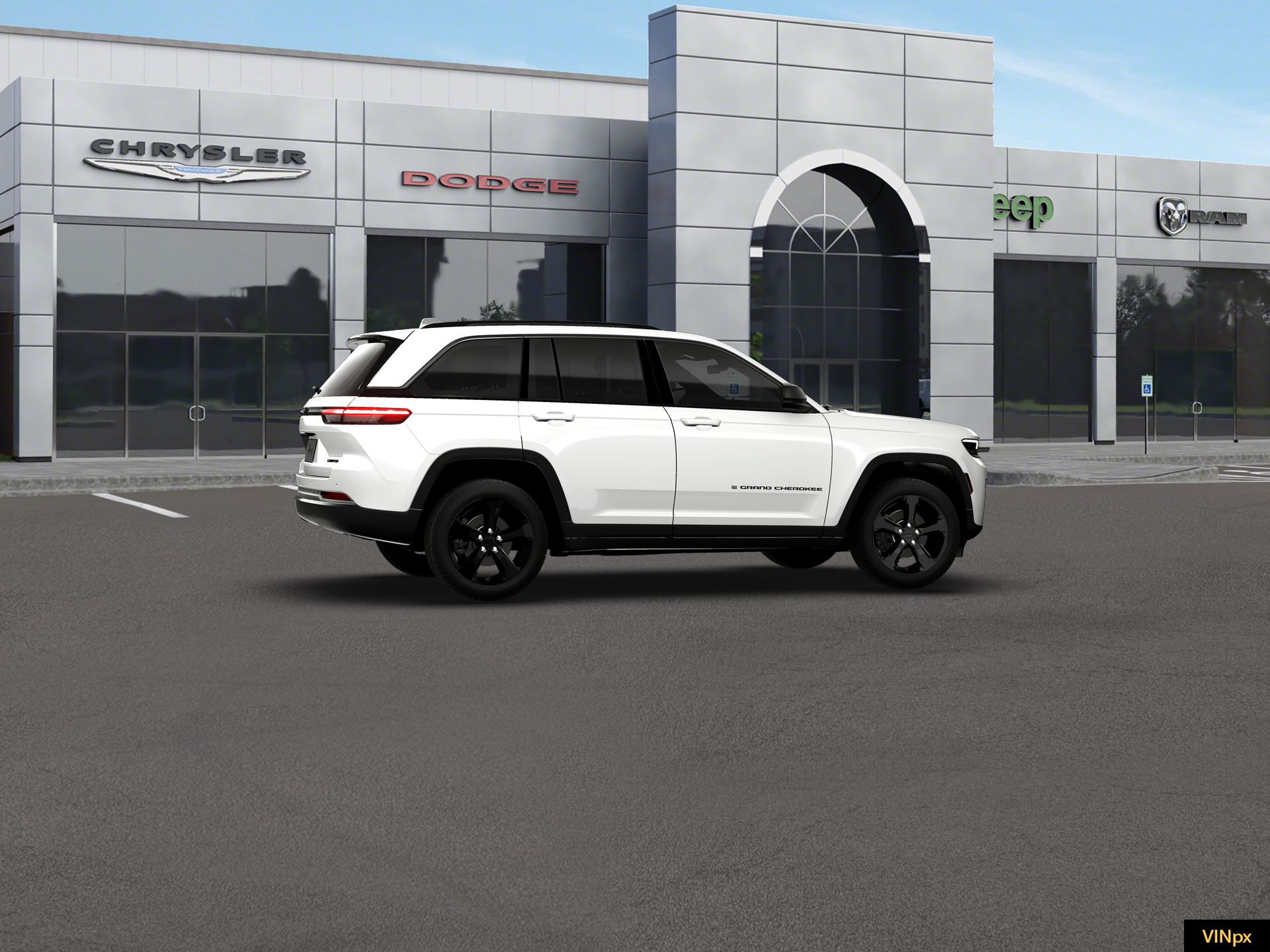 New 2026 Bright White Clear-Coat Exterior Paint Jeep Limited image 41