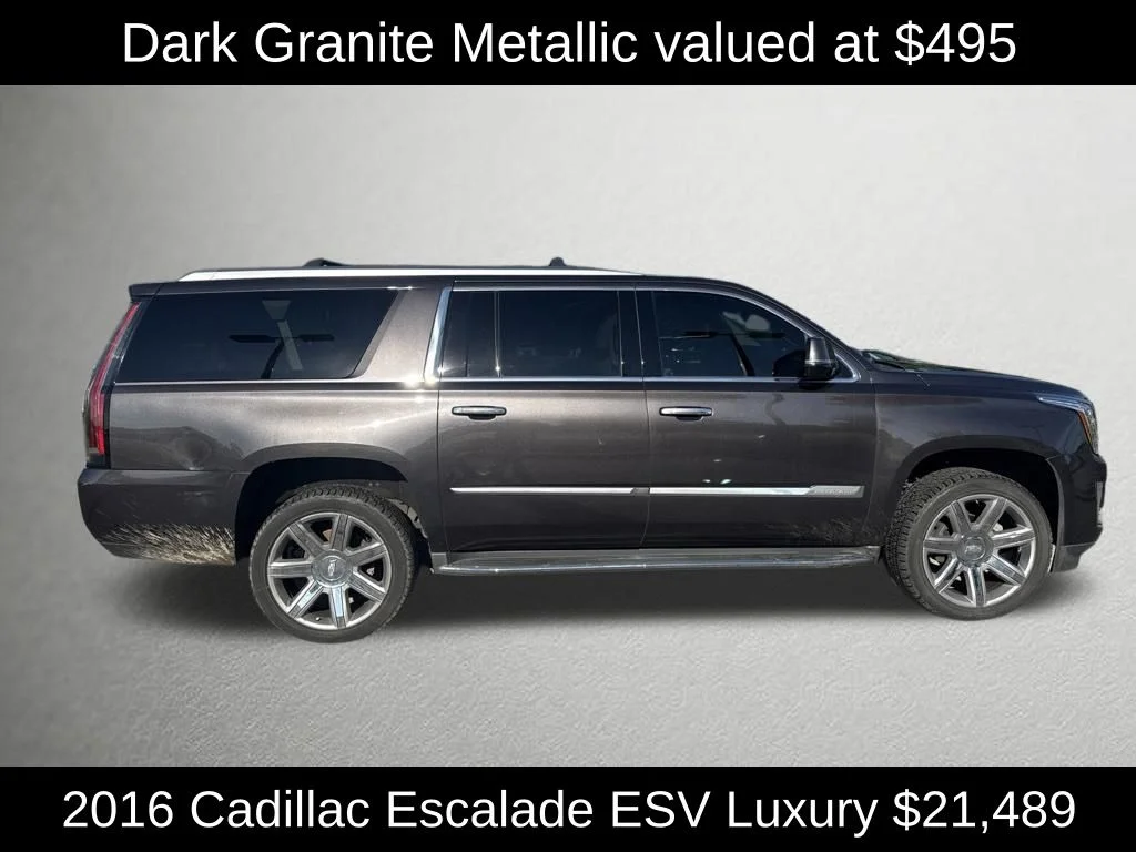 Used 2016 Gray Cadillac Luxury image 2