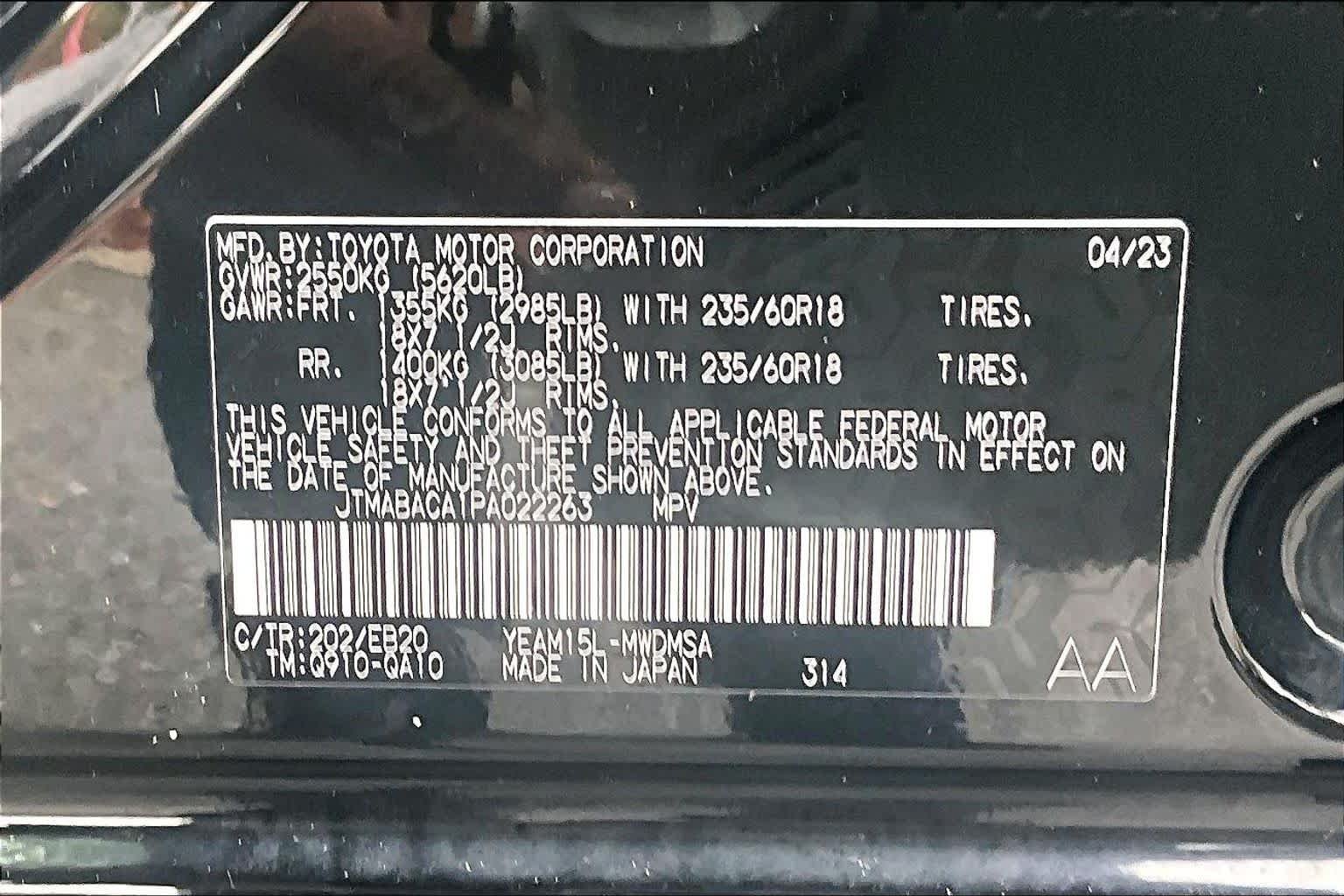 Used 2023 Black Toyota XLE image 36