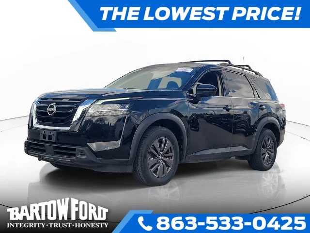 Certified Used 2022 Black Nissan SV image 1